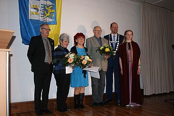 Verleihung des Stadttaler zum Neujahrsempfang des Bürgermeisters